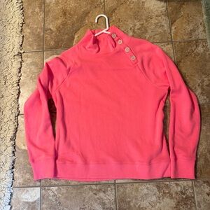 J. Crew, neon hot pink sweatshirt. NWOT.
